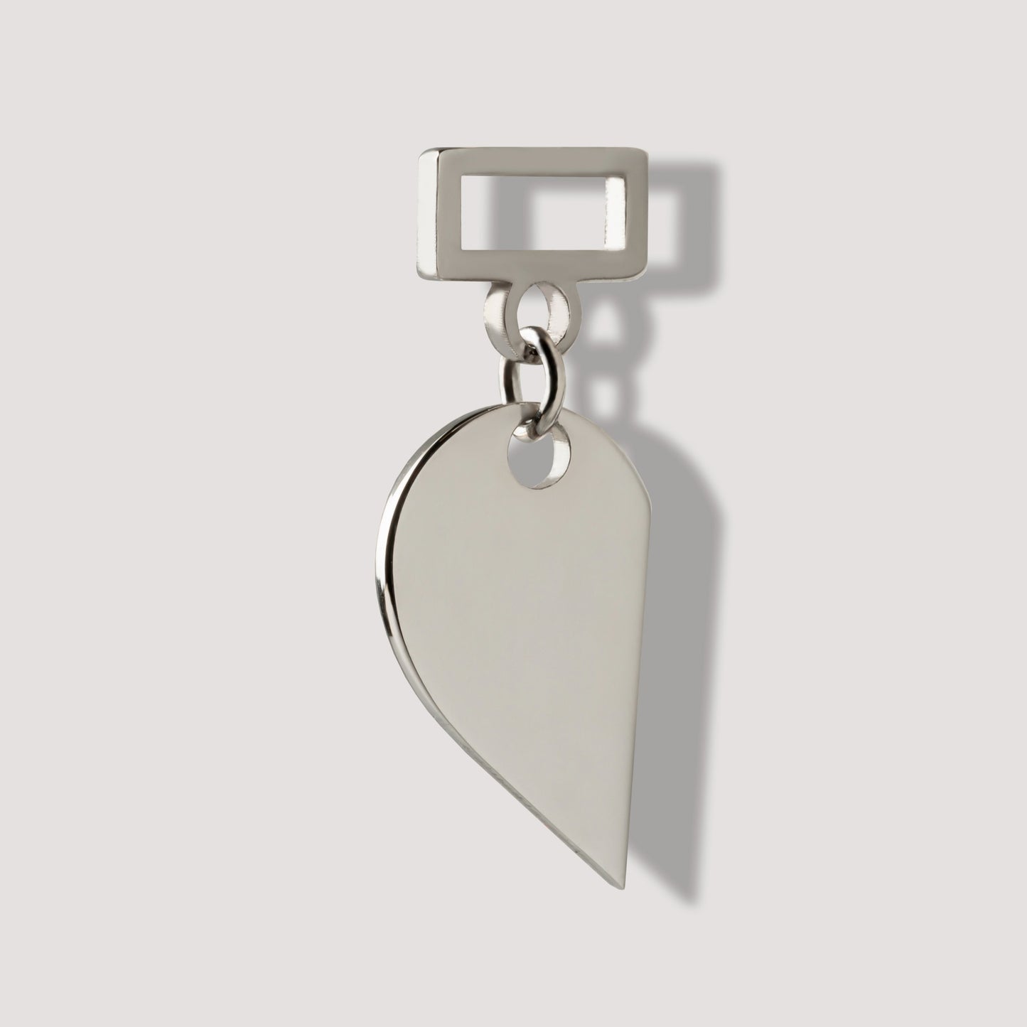 MY LOBE HEART CHARM SILVER