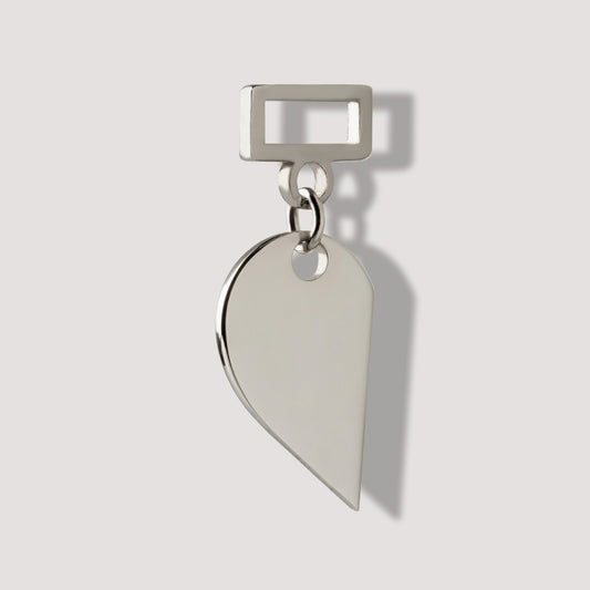 MY LOBE HEART CHARM SILVER